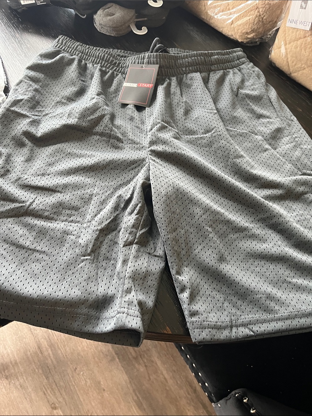 Men's Gray Mesh I Athletic Shorts S